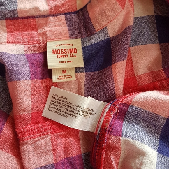 Free to bundle | Plaid gingham button up top set - Picture 7 of 7